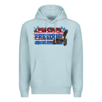 Blue Mist long live freedom Premium Hoodie - Zillion Design Studio