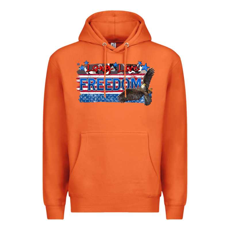 Long Live Freedom Premium Hoodie by Zillion Design Studio | Teevron