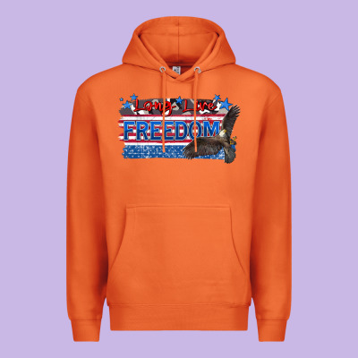 Long Live Freedom Premium Hoodie Designed By Zillion Design Studio