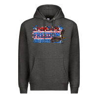Charcoal Heather long live freedom Premium Hoodie - Zillion Design Studio