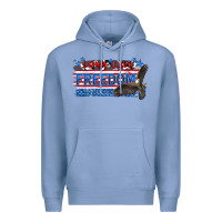 Colony Blue long live freedom Premium Hoodie - Zillion Design Studio