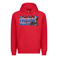 Red long live freedom Premium Hoodie - Zillion Design Studio
