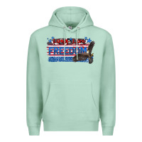 Seafoam long live freedom Premium Hoodie - Zillion Design Studio