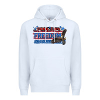 White long live freedom Premium Hoodie - Zillion Design Studio