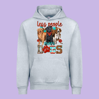 Urban Hoodie less people more dogs