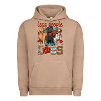 Pigment Burro less people more dogs Urban Hoodie - texasbilliewilder