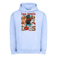 Pigment Grape Ice less people more dogs Urban Hoodie - texasbilliewilder