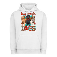 Pigment Lunar Rock less people more dogs Urban Hoodie - texasbilliewilder