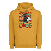 Pigment Peanut Butter less people more dogs Urban Hoodie - texasbilliewilder