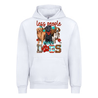 White less people more dogs Urban Hoodie - texasbilliewilder