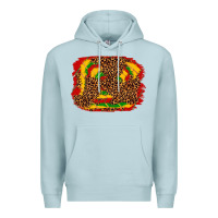 Blue Mist black history background Premium Hoodie - texasbilliewilder