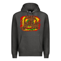 Charcoal Heather black history background Premium Hoodie - texasbilliewilder