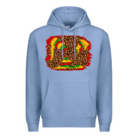Colony Blue black history background Premium Hoodie - texasbilliewilder