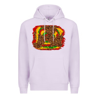 Lilac black history background Premium Hoodie - texasbilliewilder