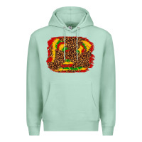 Seafoam black history background Premium Hoodie - texasbilliewilder