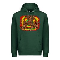 Sports Green black history background Premium Hoodie - texasbilliewilder