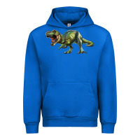 Cobalt t rex dinosaur Urban Hoodie - RanaPortraitStore