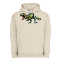 Pigment French Oak t rex dinosaur Urban Hoodie - RanaPortraitStore