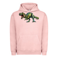 Pigment Salmon t rex dinosaur Urban Hoodie - RanaPortraitStore