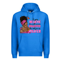 True Royal afro woman bun and religion faith prayer Premium Hoodie - texasbilliewilder