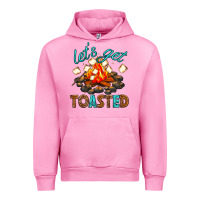 Fuchsia Pink lets get toasted Urban Hoodie - texasbilliewilder
