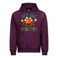 Mauve Wine lets get toasted Urban Hoodie - texasbilliewilder