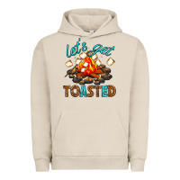 Pigment French Oak lets get toasted Urban Hoodie - texasbilliewilder