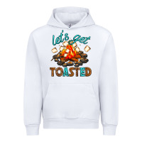 White lets get toasted Urban Hoodie - texasbilliewilder