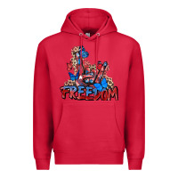 Cardinal freedom rock hand Premium Hoodie - Zillion Design Studio