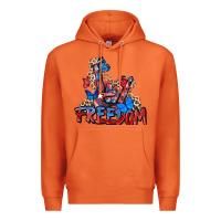 Carrot freedom rock hand Premium Hoodie - Zillion Design Studio