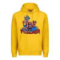 Lemon freedom rock hand Premium Hoodie - Zillion Design Studio