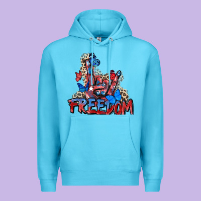 Freedom Rock Hand Premium Hoodie Designed By Zillion Design Studio