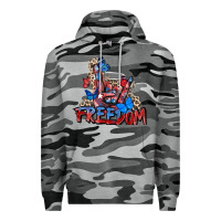 Slate Camo freedom rock hand Premium Hoodie - Zillion Design Studio