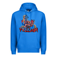 True Royal freedom rock hand Premium Hoodie - Zillion Design Studio