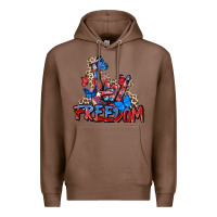 Chestnut freedom rock hand Premium Hoodie - Zillion Design Studio