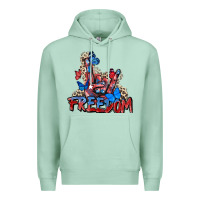 Seafoam freedom rock hand Premium Hoodie - Zillion Design Studio