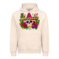 Sandshell mexican skull Urban Hoodie - Zillion Design Studio