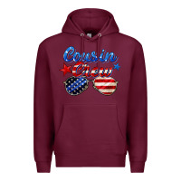Burgundy cousin crew Premium Hoodie - Zillion Design Studio