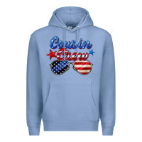 Colony Blue cousin crew Premium Hoodie - Zillion Design Studio