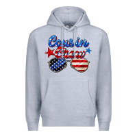 Heather Grey cousin crew Premium Hoodie - Zillion Design Studio