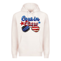Pale Pink cousin crew Premium Hoodie - Zillion Design Studio