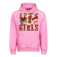 Fuchsia Pink lets go girls tbw Urban Hoodie - texasbilliewilder