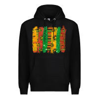 Black black history brushstroke Premium Hoodie - texasbilliewilder