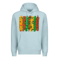 Blue Mist black history brushstroke Premium Hoodie - texasbilliewilder