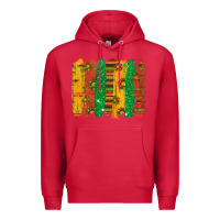 Cardinal black history brushstroke Premium Hoodie - texasbilliewilder
