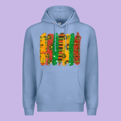 Black History Brushstroke Premium Hoodie Designed By Texasbilliewilder