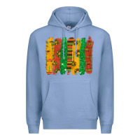 Colony Blue black history brushstroke Premium Hoodie - texasbilliewilder