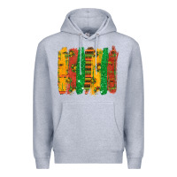 Heather Grey black history brushstroke Premium Hoodie - texasbilliewilder