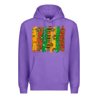 Purple black history brushstroke Premium Hoodie - texasbilliewilder