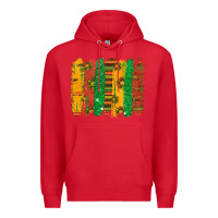 Red black history brushstroke Premium Hoodie - texasbilliewilder